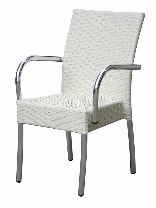 Imagen Sillón Armazón estructura de aluminio brillo. asiento y respaldo   